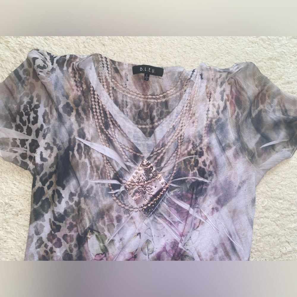 Y2K patterned top - Picture 5 of 7